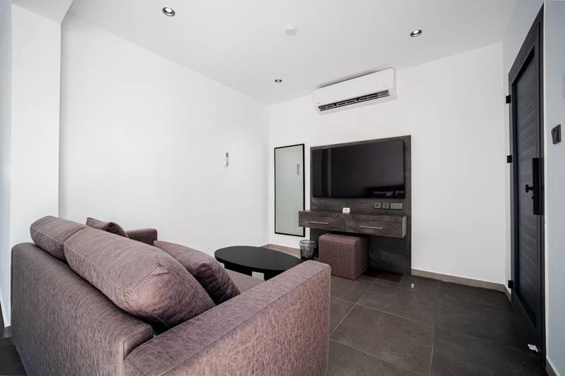 Comfort Double Room with Sofa Bed, Private Terrace & Pool