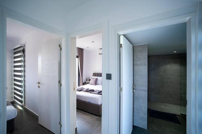 Two Bedroom Family Room with Private Balcony, Mountain & Sea View